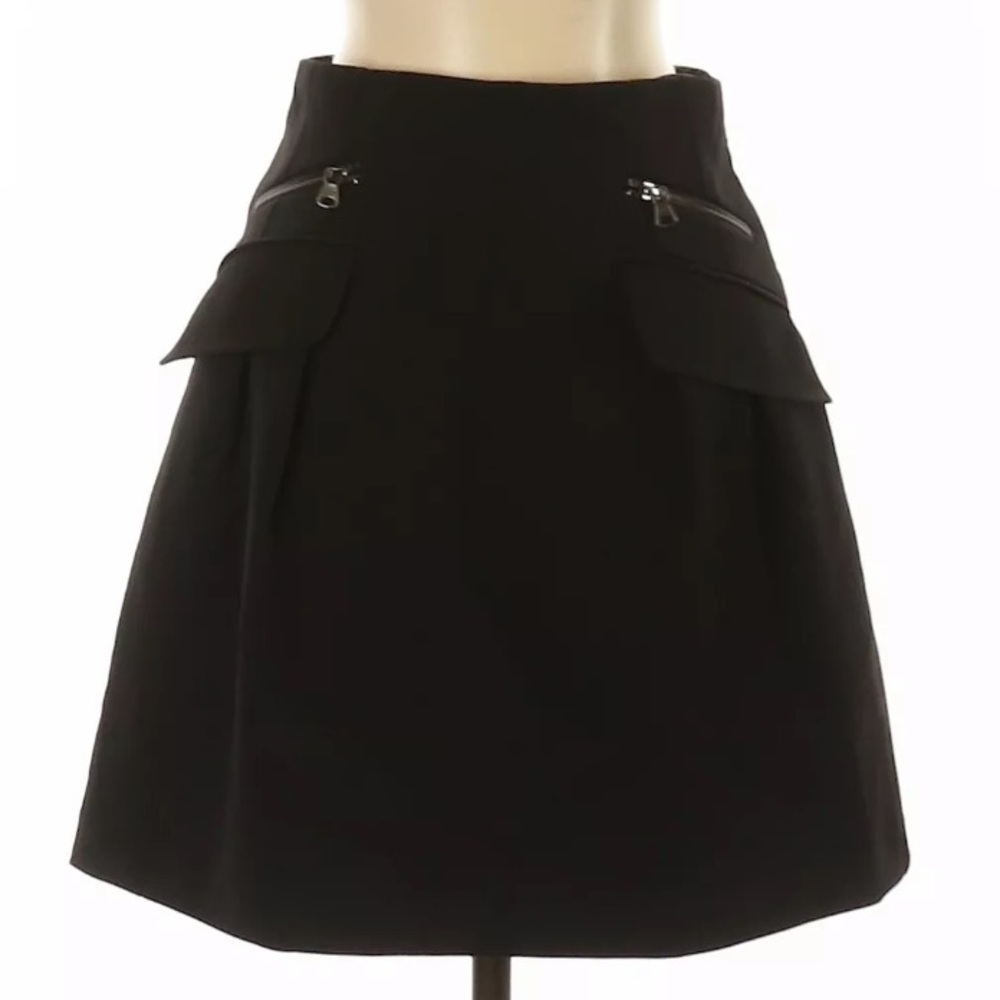Nanette Lepore Black A-line Skirt
